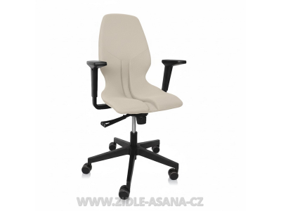 Ergonomická židle Ásana Spektra Textil, White Pearl